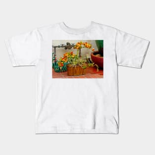 Carmel Orchids in a Corner Kids T-Shirt